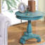 Table d'appoint ronde à piédestal en bois-1797056012