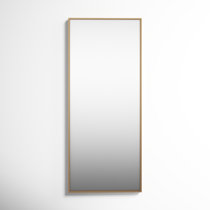 Sol Living 16.5-in x 13-in Mirror Brass Rectangle Serving Tray in