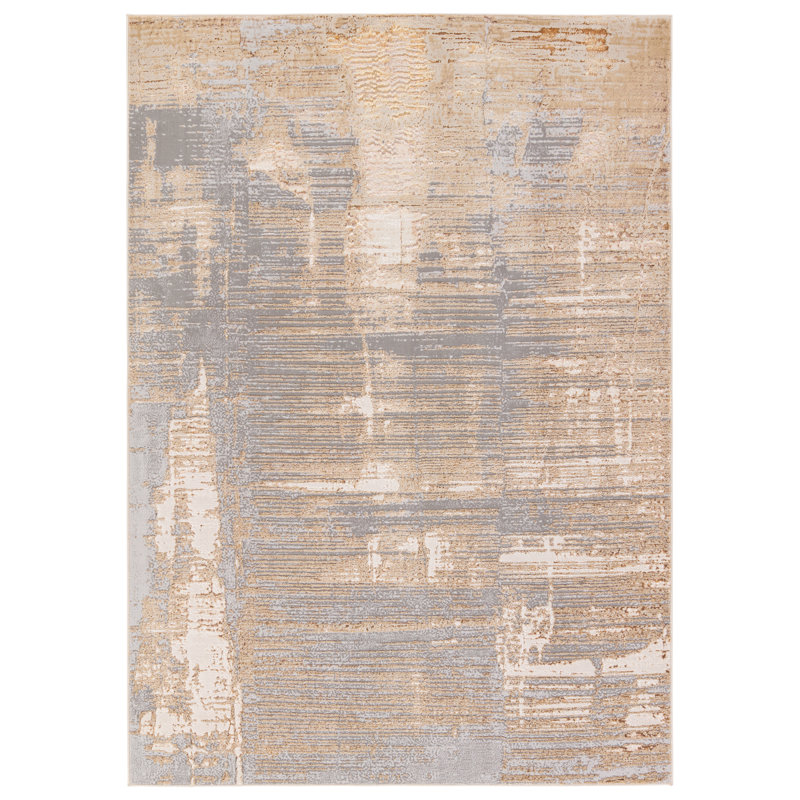 Abstract Indoor Rug, Rectangle 6'7" x 9'6"