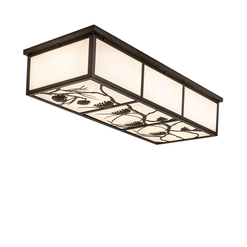 Mountain Pine 6 - Light Flush Mount