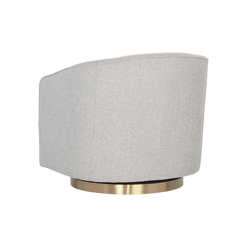 Hazel Swivel Armchair, Belfast Heather Gray