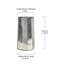Vase en verre au mercure Everly Quinn Marquis