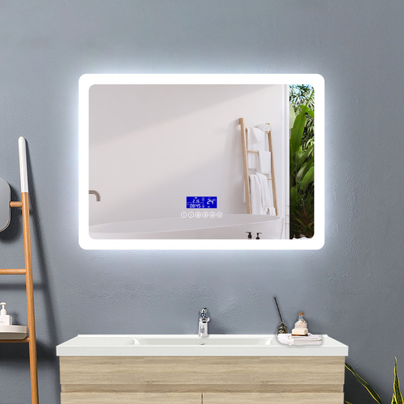 Mikayah Rectangle Wall Mirror, 50cm H x 70cm W