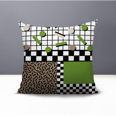 Lumo Abstract Reversible Indoor/Outdoor Square Pillow