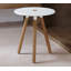 Area Outdoor Round Teak Side Table-542146429