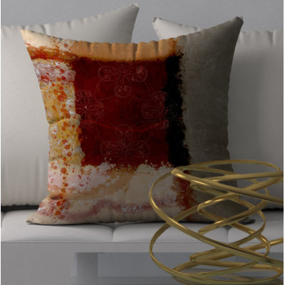Housse et insert de coussin carré Scores Ideal