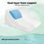  Large Wedge Pillow Cooling Memory Foam Orthopaedic Bed Cushion Acid Reflux