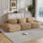 Compression Sofa, 3 Seater Sofa, Corduroy Fabric Sofa, For Living Room-1818949849-1843709321