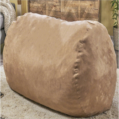 Fauteuil à billes cylindrique en suède Jasper