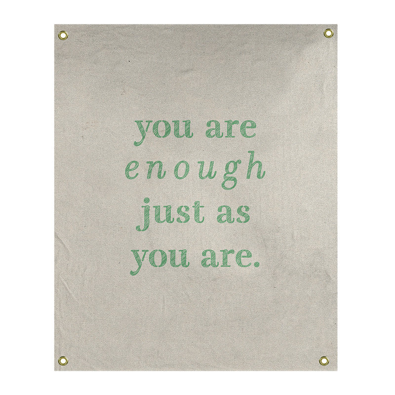 En polyester, vous êtes assez tapisserie quot, H 59 pi x l 50 po, Blanc / Vert