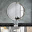 Huldar Glass Flat Wall Mirror