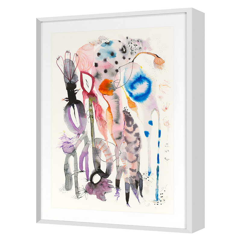 Untitled 8 Print by Suyao Tian, White, 24" H x 18" W