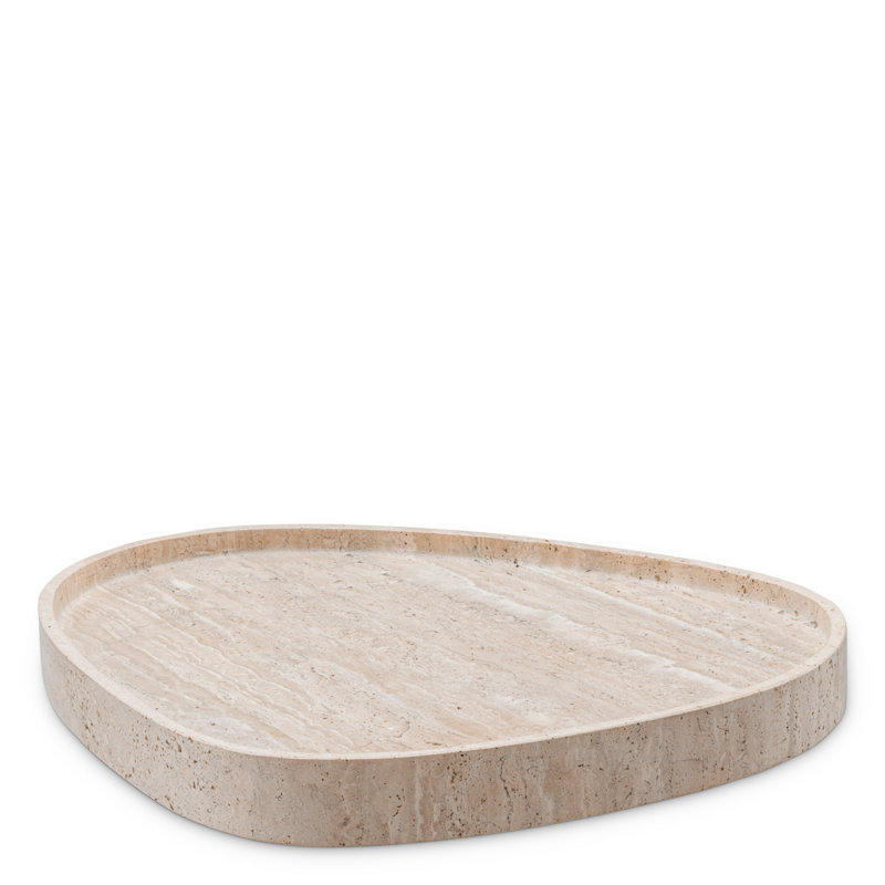 Arman Travertine Decorative Tray