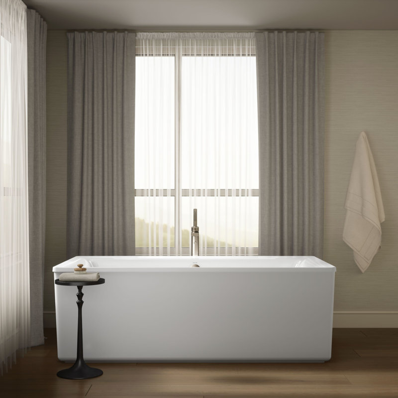 Stargaze 72" x 36" Freestanding Soaking Bathtub, White