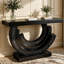42.9 " W Glass Top Console Table