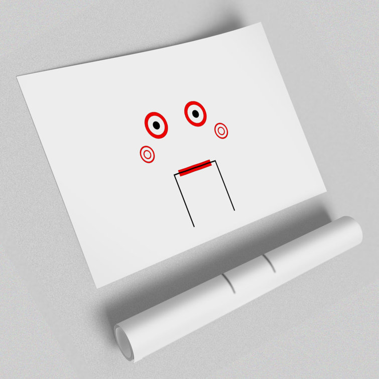 Saw Puppet Background - No Frame Print