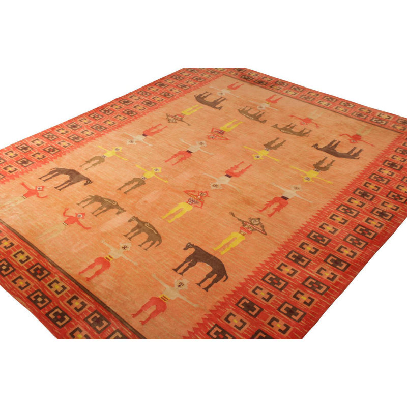 One-of-a-Kind 12'11" x 15'7" Hand Knotted Area Rug