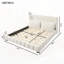 Lit plateforme tapissier avec 2 coussins-128948979-128948976