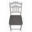 7pc Counter Height Dining Set Table w Storage Base Ladder Back 6x Chairs Classic Look Dining Room