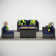 Wicker 4 - Person Modular Patio Conversation Sets with Cushions