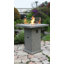 Square Concrete Propane Smokeless Fire Pit Table