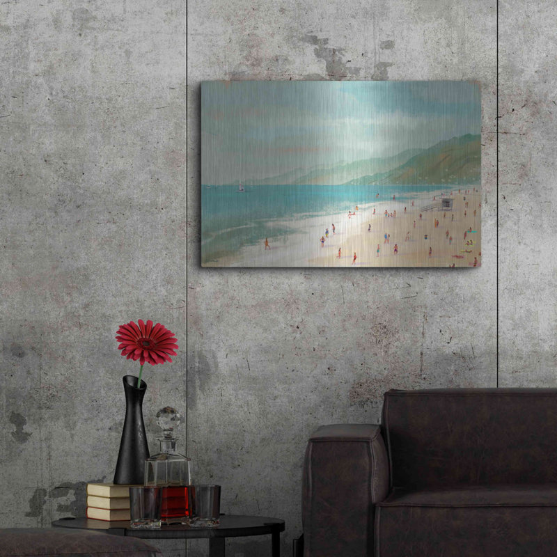 «Santa Monica Beach» par Pete Oswald, H 24 po x l 36 po