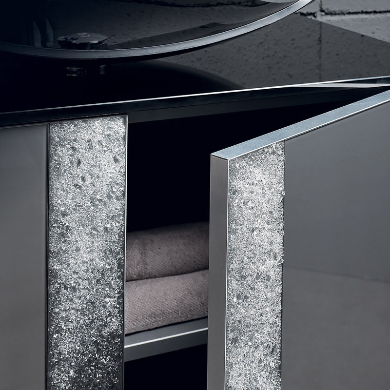 Princess 66'' W Vanity, Gray/Silver