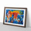 Abstract Art Painting Vol.451 by S.Johnson - Framed Print-55615801-55615807