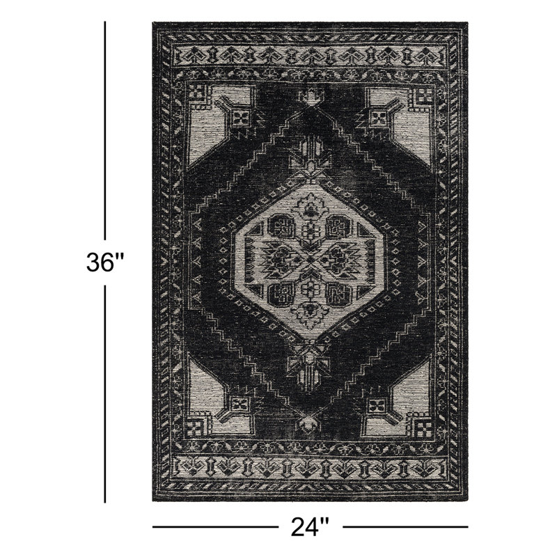 Pamona Wool Oriental Indoor Rug, Rectangle 2' x 3'