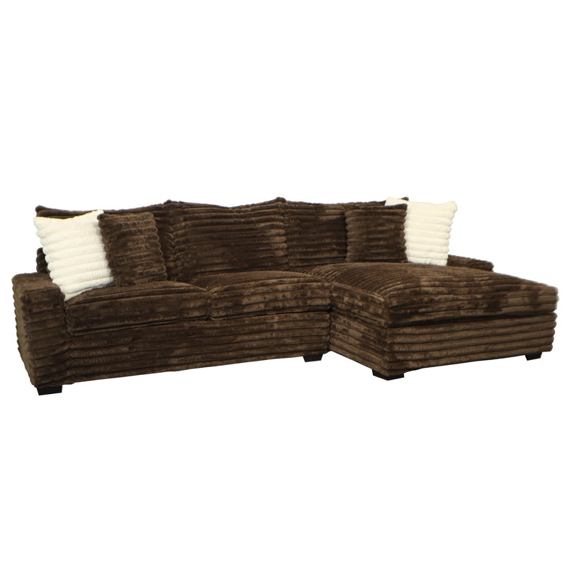 Canapé modulaire Gus Cuddler, Brun