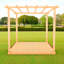 Ivy Garden Pergola with Decking