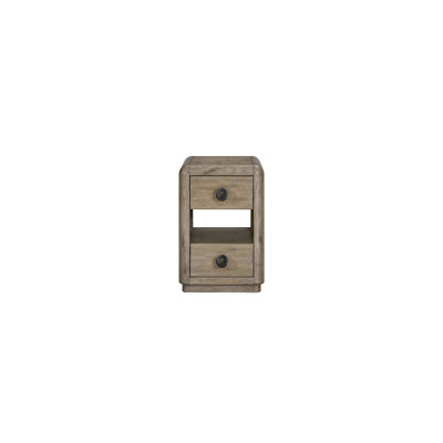 End Table, Wood, 1 Piece, Oak
