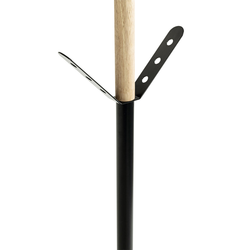 Metal Freestanding 8 - Hook Coat Rack, Black