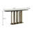 Kyle Modern Console Table with Genuine Black Marble Top and Gold Powder-Coated Iron Base – Architectural Accent Table