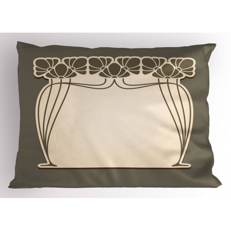 Taie décorative art nouveau Feminine, Simple