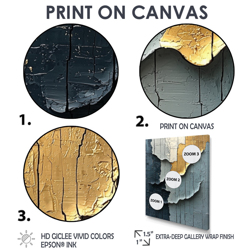 Skiles - Art mural abstrait sur toile, Argent argent, H 20 po x l 12 po, Reproduction encadrée d'une seule photo