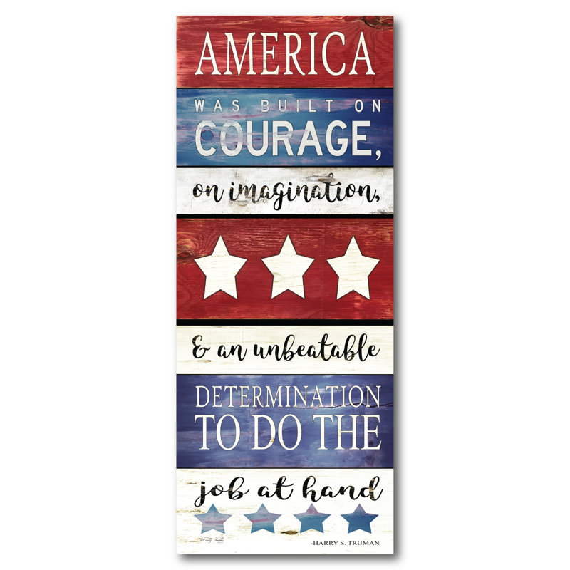 "Celebrate 250 America", art mural sur toile tendue avec châssis, L 24 po x H 48 po