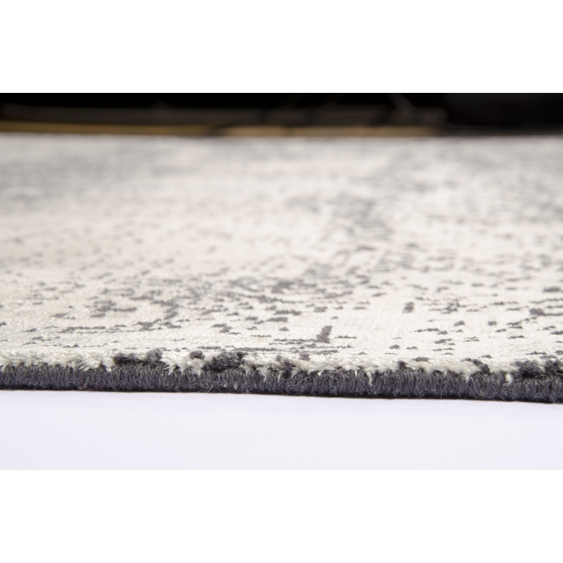 Ludowici Viscose Abstract Indoor Rug, Rectangle 5'3" x 7'5"