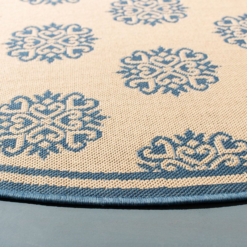 Frankee Performance Ikat Indoor/Outdoor Area Rug, Rectangle 3' x 5'