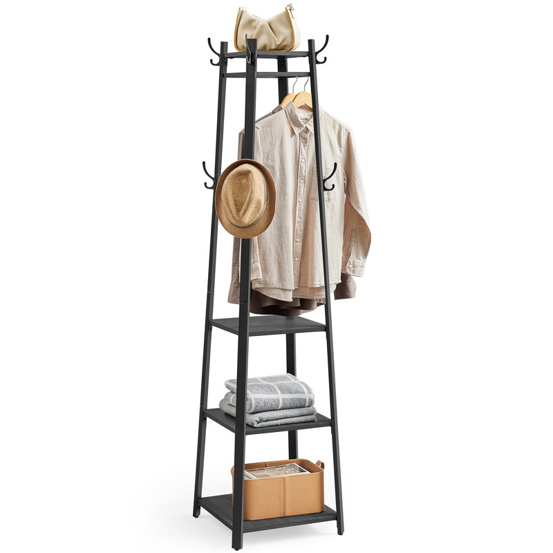 Freestanding 8 - Hook Coat Rack
