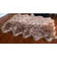 Tapis de la zone brune en peau mouton fait main poils longs Wheless-732532729