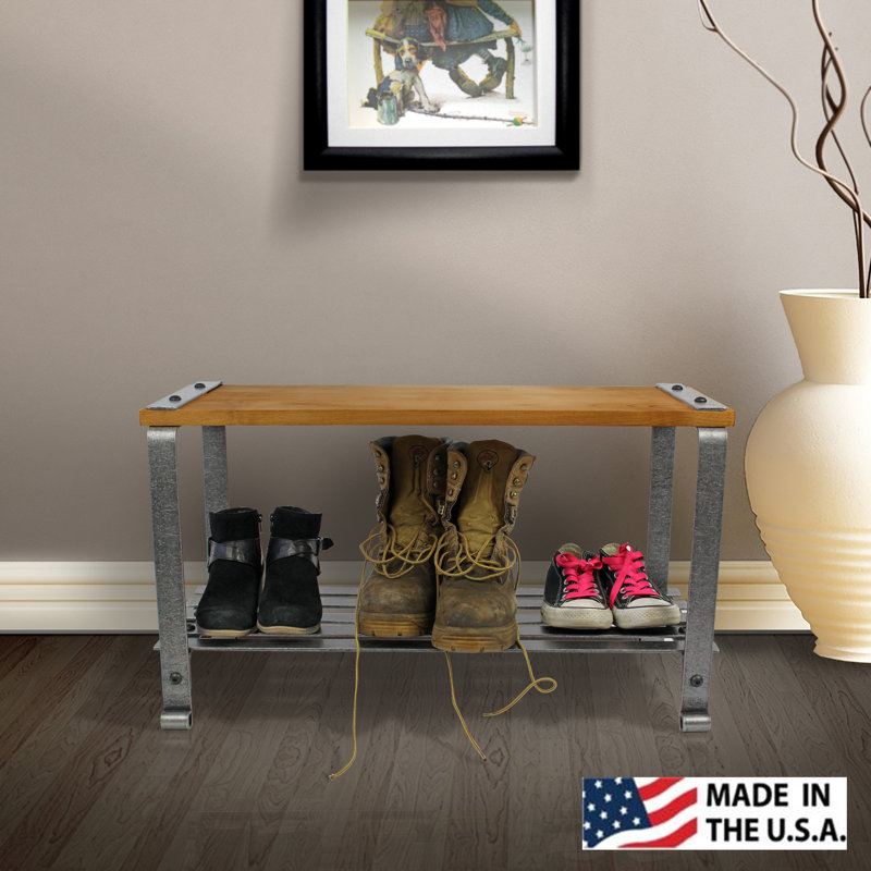 Handcrafted Multi-Purpose Wood Entryway Bench