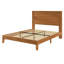 Base de lit plateforme en bois massif Bilal avec tête de lit 48,6 po-726222994-692423447