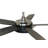 Kanali 52 inch Matte Black Ceiling fan with LED Light Kit and Remote Control