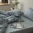 Muti-Color Modern Buffalo Washed Cotton Plaid Duvet Set-110352794-110352798