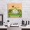  Art mural sur toile 18 po x 18 po «At The Washstand» par Marvindale
