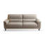 Causeuse-coussin standard en cuir véritable gris clair-600588009-600588008