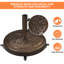 Colour 24.7kg Free Standing Umbrella Base with Wheels-603994903