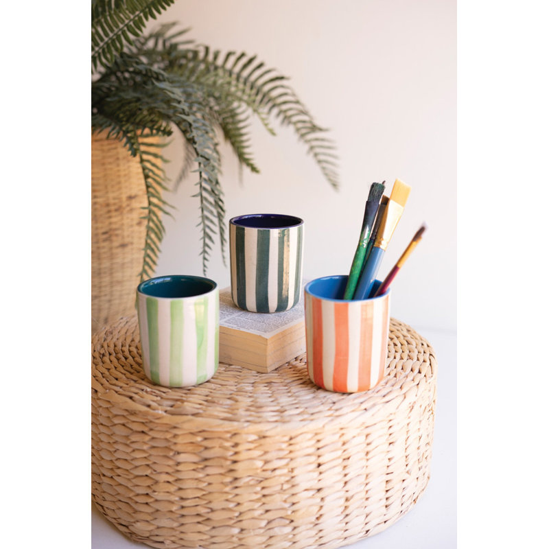 Ensemble de 3 tasses en céramique Kalalou