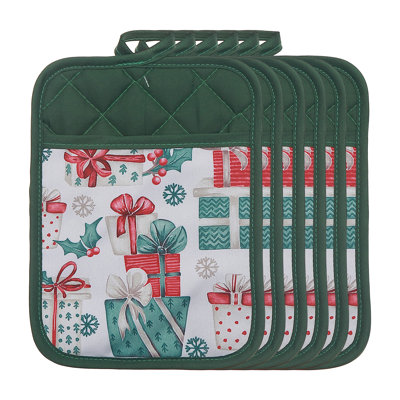 Support à casserole avec poche (cadeaux) - ensemble de 6
